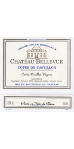 Bellevue Cotes de Castillon Cuvee Vieilles Vignes 2019