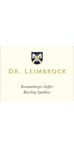 Dr. Leimbrock Brauneberger Juffer Sonnenuhr Riesling Beerenauslese 2017 (half-bottle)