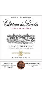 Landes Cuvee Tradition Lussac Saint Emilion 2022 (half-bottle)