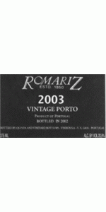 Romariz Vintage Port (half-bottle) 2003