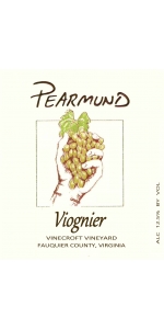 Pearmund Cellars Viognier Vinecroft Vineyard 2020
