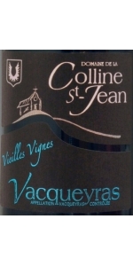 Colline Saint Jean Vacqueyras Vieilles Vignes 2019