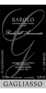 Gagliasso Rocche dell Annunziata Barolo 2014