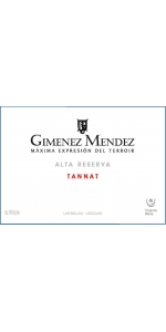 Gimenez Mendez Alta Reserva Tannat 2020