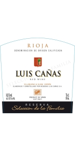 Luis Canas Reserva Seleccion de la Familia Rioja 2018