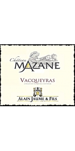 Chateau Mazane Vacqueyras Rouge 2020