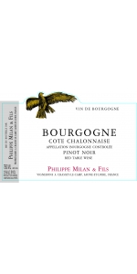 Philippe Milan Bourgogne Rouge Cote Chalonnaise 2023
