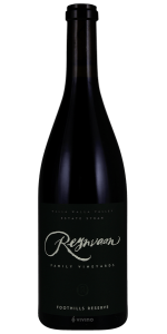 Reynvaan Foothills Reserve Estate Syrah 2021
