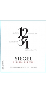 Siegel Reserve Red Blend 1234 2019
