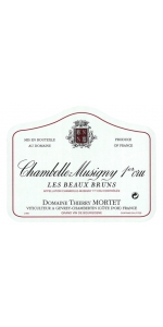 Thierry Mortet Chambolle Musigny 1er Cru Beaux Bruns 2020