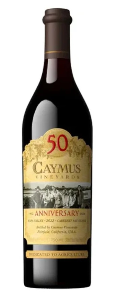 2022 Caymus Cabernet Sauvignon – 3 Bottles – 50th Anniversary Vintage – Napa Valley